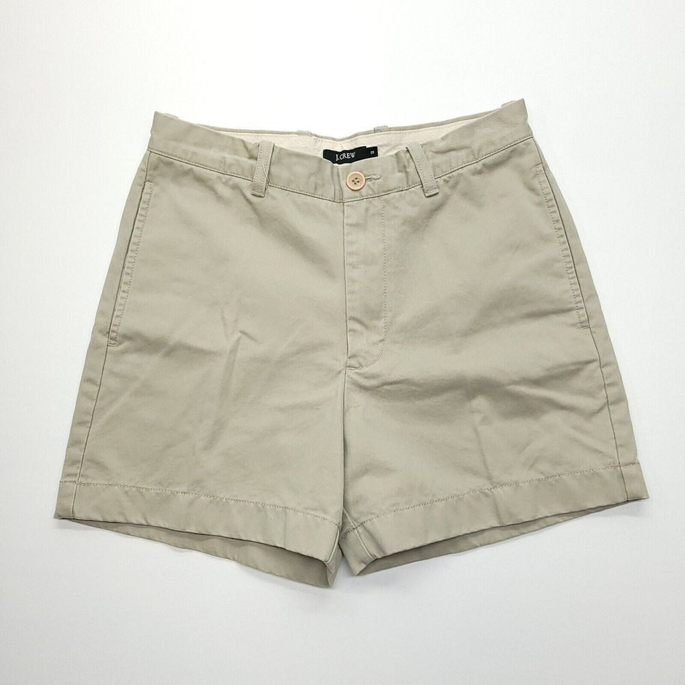 J Crew Shorts Women 29 Beige Cotton Chinos 4.5 Inseam Camp Outdoor Gorpcore